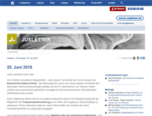 Tablet Screenshot of jusletter.weblaw.ch